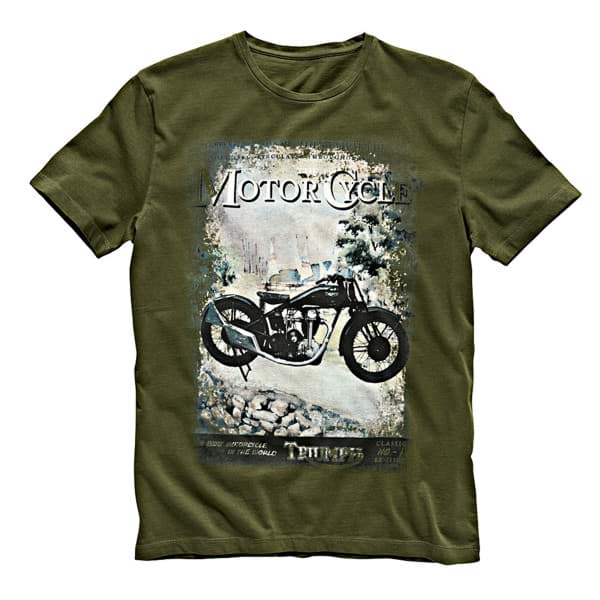 Bild von Triumph - Herren Vintage Motorcyclet T-Shirt