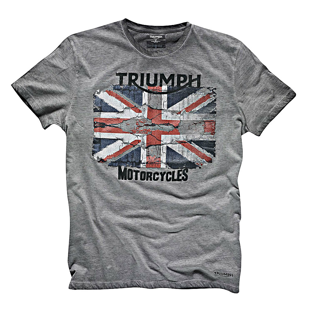 Picture of Triumph - Herren Crack Union Jack T-Shirt