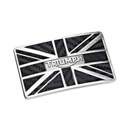Bild von Triumph - Carbon Union Flag Gürtelschnalle