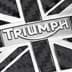 Bild von Triumph - Carbon Union Flag Gürtelschnalle