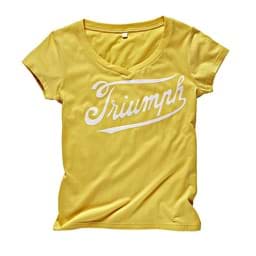 Bild von Triumph - Damen Sports Script Logo Gelb T-Shirt