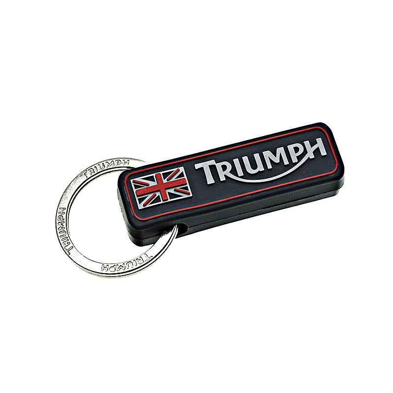 Bild von Triumph Logo Union Rubber Schlüsselanhänger